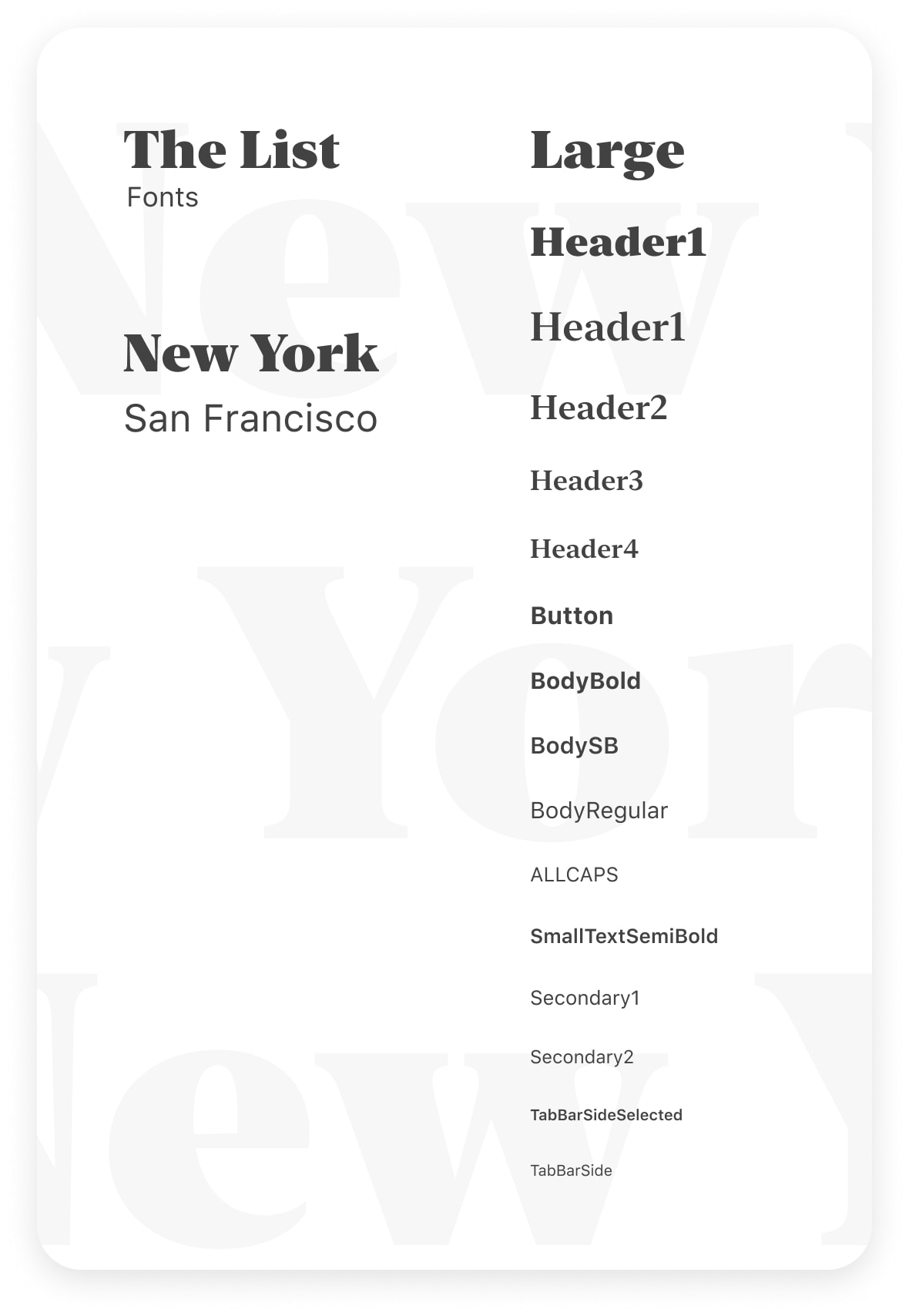 Typography System